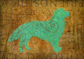 Loyalty Dog by Cora Niele art print