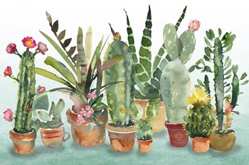 Beautiful Cactus Garden by Jean Plout art print