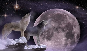 On the Edge of the Moon by Gordon Semmens art print