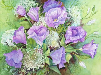 Lavender and Lace by Joanne Porter art print