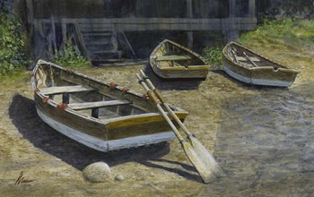 Two Oar More by John Morrow art print