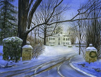 Fresh Tracks by John Morrow art print