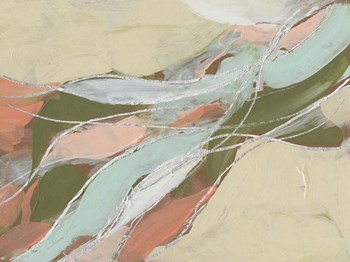 Pastel Waves II by Jennifer Goldberger art print