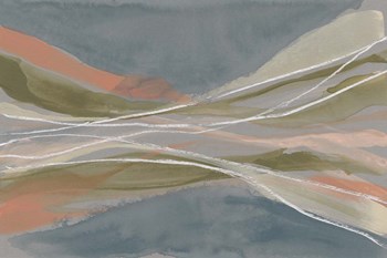 Pastel Undulation II by Jennifer Goldberger art print