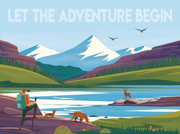Let the Adventure by Omar Escalante art print