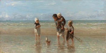 Children of the Sea, 1872 by Jozef Israels art print