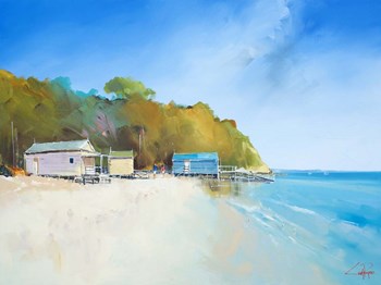 Walk on Shelly Beach by Craig Trewin Penny art print