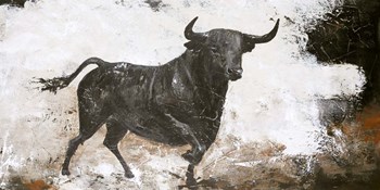 Black Bull by Design Fabrikken art print
