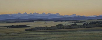 Foothills Afterglow by Ron Parker art print