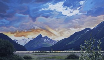 Mountain Evening by Ron Parker art print