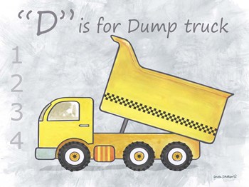 Dump Truck by Anita Phillips art print