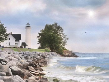 Afternoon at Tibbetts Point by Lori Deiter art print