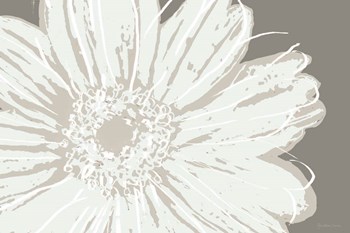Flower Pop Sketch III-Greys by Marie-Elaine Cusson art print