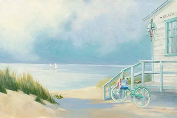 Morning Ride to the Beach by Julia Purinton art print
