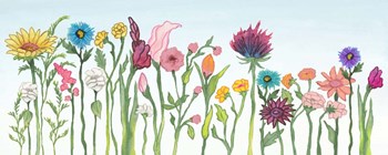 Swaying Blooms II by Elizabeth Medley art print