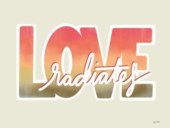 Love Radiates by House Fenway art print