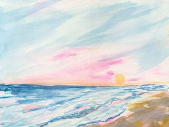 Ocean Sunrise by Sue Schlabach art print