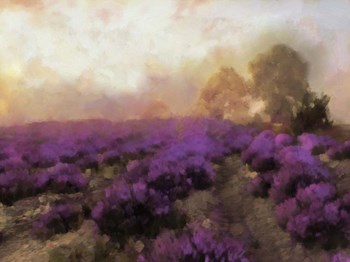 Purple Countryside I by Alonzo Saunders art print