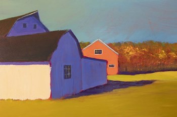 Bucolic Structure VII by Carol Young art print