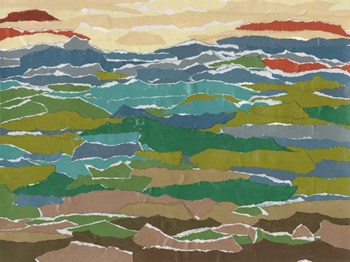 Stratified Landscape I by Regina Moore art print