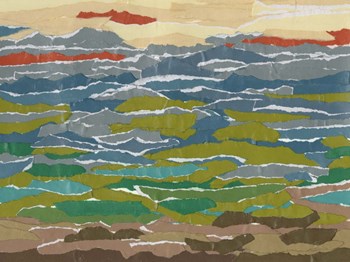 Stratified Landscape II by Regina Moore art print