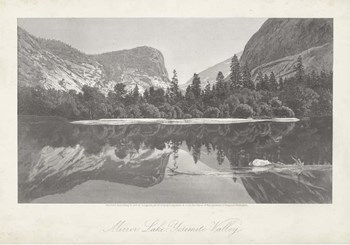 Mirror Lake, Yosemite Valley by William Cullen Bryant art print