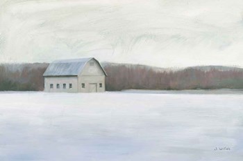 Winter Barn by James Wiens art print