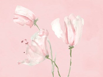 Pink Floral Dreams I by Lanie Loreth art print