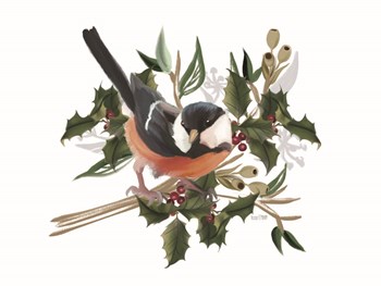 Christmas Songbird I by House Fenway art print