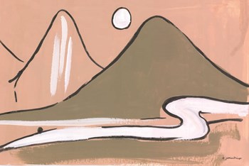 Simple Mountain by Jessica Mingo art print