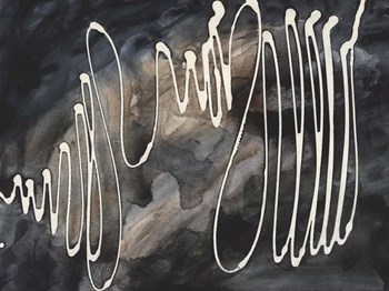 Midnight Swirl IV by Regina Moore art print