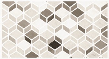 White and Gray Pattern by Stellar Design Studio art print