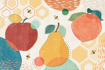 Fruit Frenzy I by Veronique Charron art print