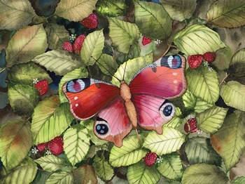 Majestic Butterfly by Kathleen Parr McKenna art print
