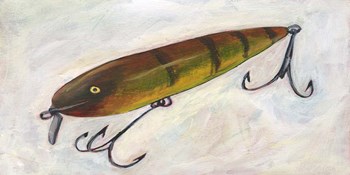 Retro Fishing Lure II by Regina Moore art print