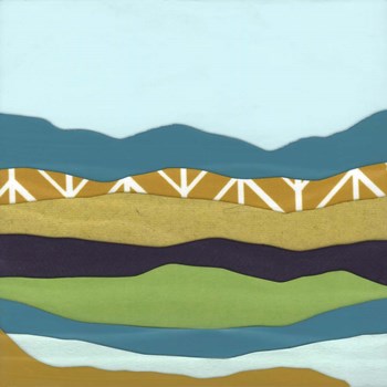 Mountain Series #94 by Lorelle Rau art print