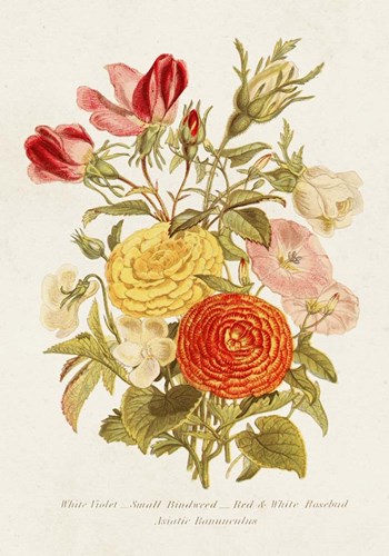 Antique Floral Bouquet I art print