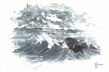 Crashing Waves by Georgia Janisse art print