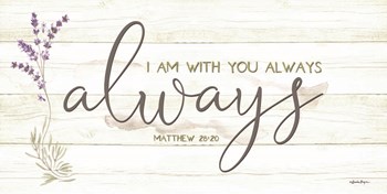 I Am with You Always by Susie Boyer art print