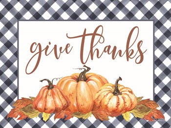 Give Thanks by Lettered &amp; Lined art print