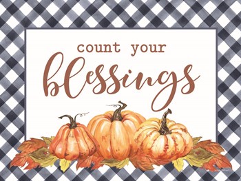 Count Your Blessings by Lettered &amp; Lined art print
