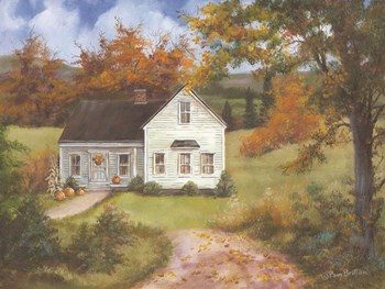 Fall in the Country by Pam Britton art print