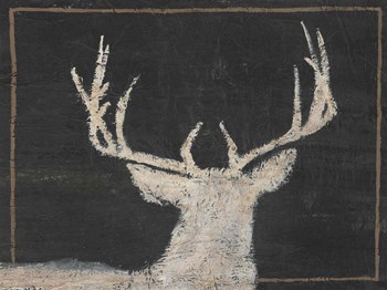 Brow Tine Deer II by Regina Moore art print