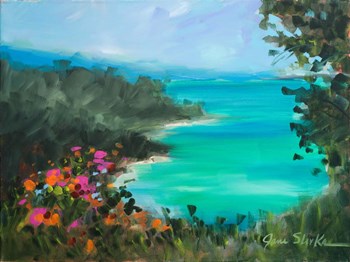 Overlooking the Inlet by Jane Slivka art print