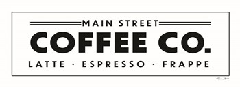 Main Street Coffee Co. by Susan Ball art print