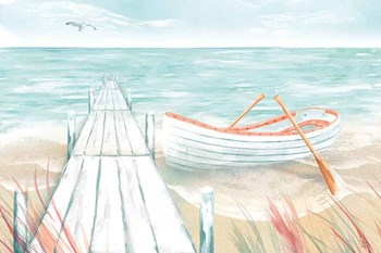 Ocean Breeze II by Dina June art print