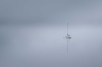 The Lonesome Boatman by David Ahern art print