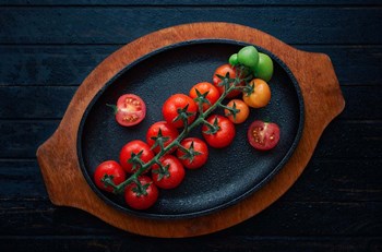 Colourful Tomatoes by Aleksandrova Karina art print