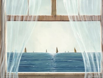 Ocean View by John Rossini art print