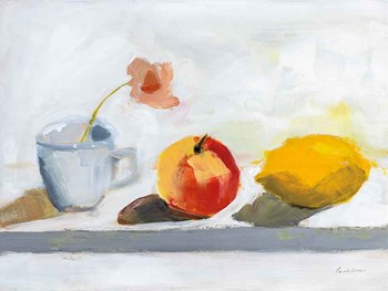 Lemon Apple Cup by Pamela Munger art print
